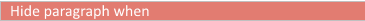 Hide paragraph when_Balken